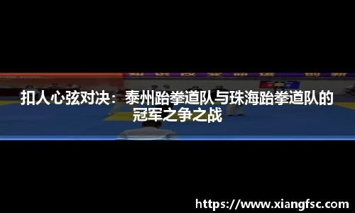 扣人心弦对决：泰州跆拳道队与珠海跆拳道队的冠军之争之战